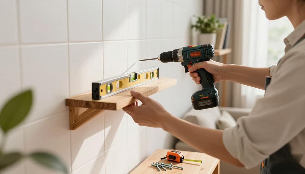 fixar prateleira na parede