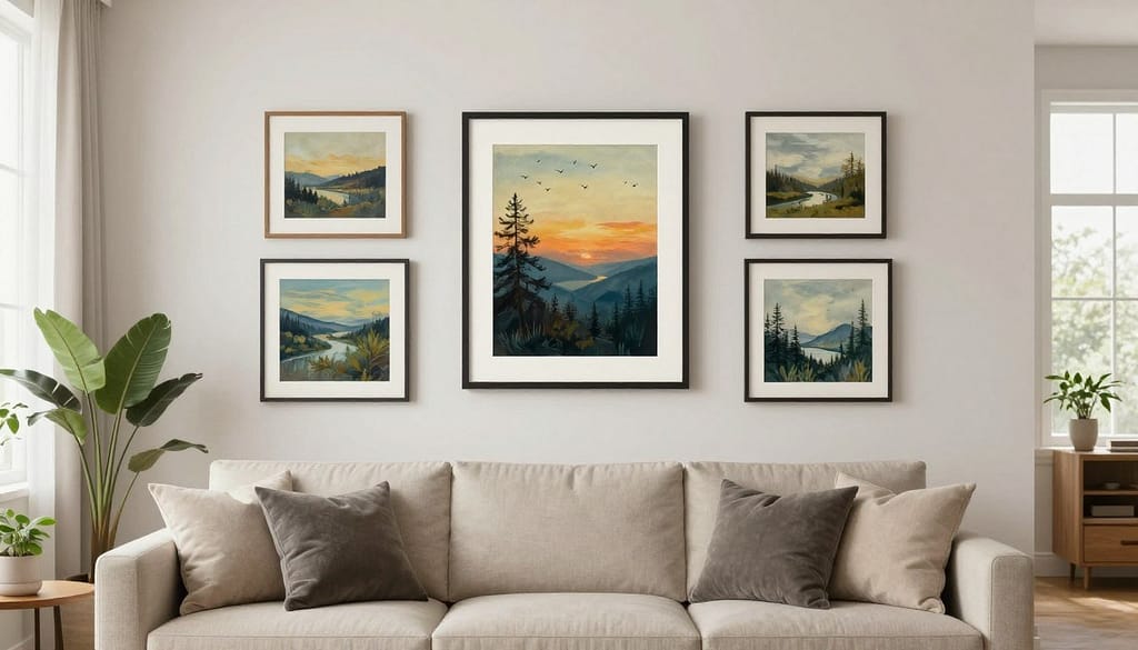 altura ideal para quadros