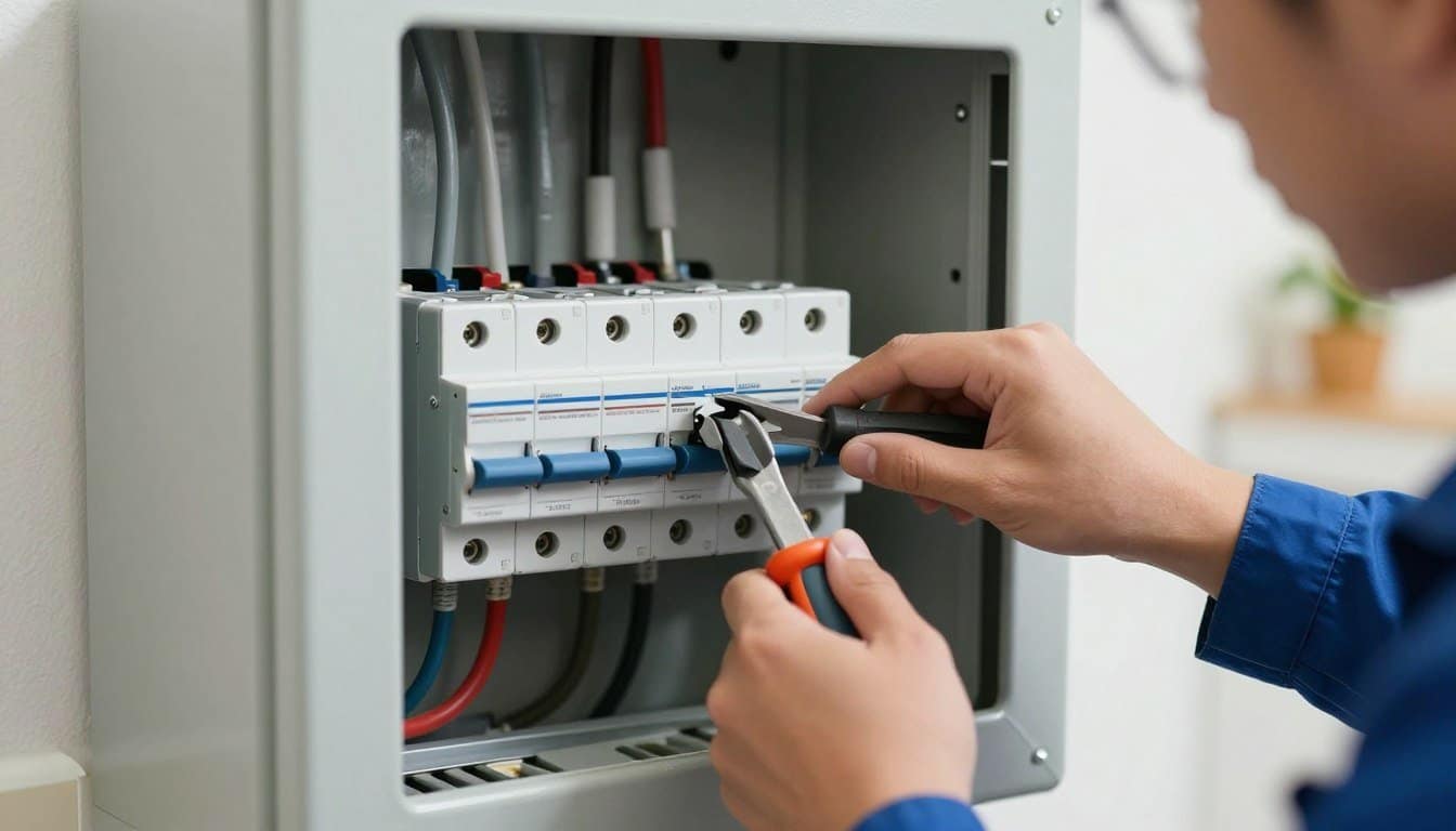 disjuntor desarmando