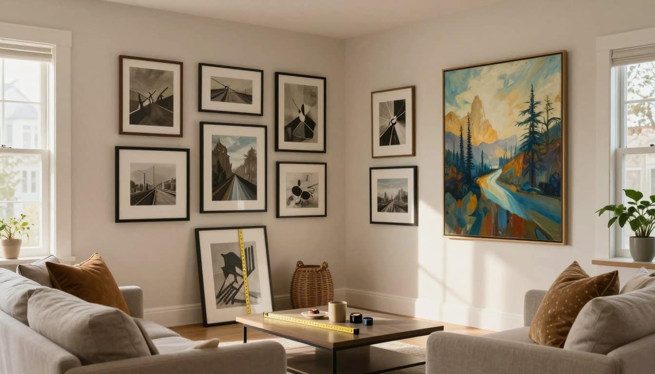 altura ideal para quadros